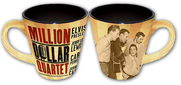 Million Dollar Quartet Sepia Latte Mug | Johnny Cash