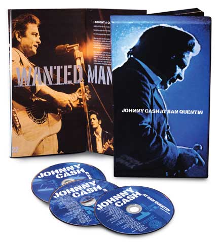 JOHNNY CASH AT SAN QUENTIN - The complete Concert CD/DVD SET