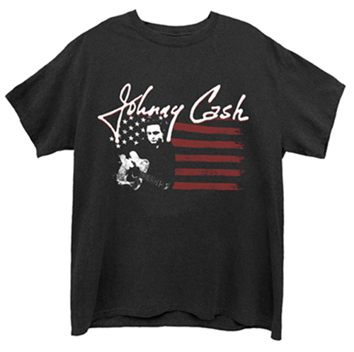 Johnny Cash Americana Script T-Shirt