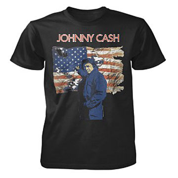 Johnny Cash Ragged Old Flag T-shirt
