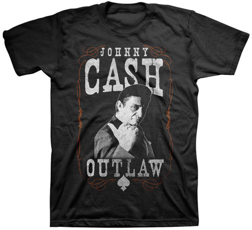 Johnny Cash Outlaw T-shirt
