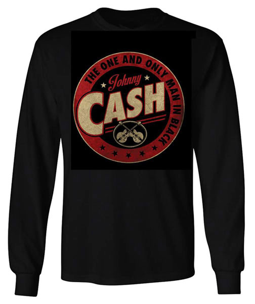 Johnny Cash The One and Only Long Sleeve T-shirt