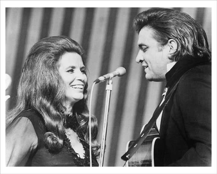 1970 Johnny Cash and June Carter Cash 8x10 Photo