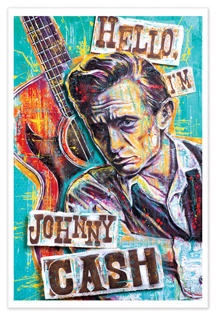 Hello, I'm Johnny Cash Print