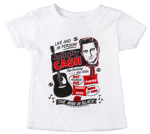 Aosepangpi Baby Crawler,Baby T-Shirt Johnny Cash 2 Black Long Sleeve Jumpsuits. 